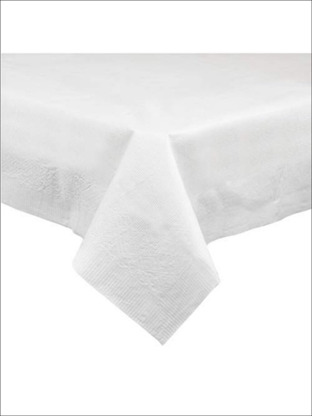 Disposable 3 Ply Paper Plastic Tablecloth Absorbent Waterproof 54x108